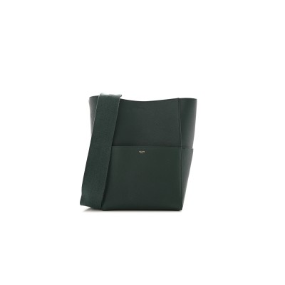 CELINE BUCKET BAG IN SANGLE SEAU PEBBLED CALFSKIN 176593AH4.19ET (33*23*17cm)
